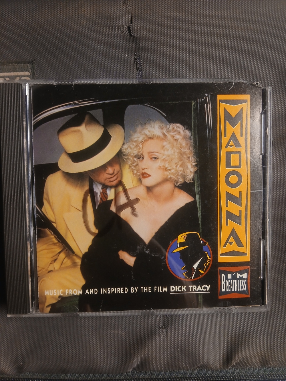 Madonna "I'm Breathless" CD — Black, Yellow, Cream Cover Art